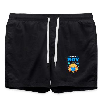 Thanksgiving Gender Reveal Future Maman - Short de bain - noir - Devant - AI Model Male 185 light (185cm)
