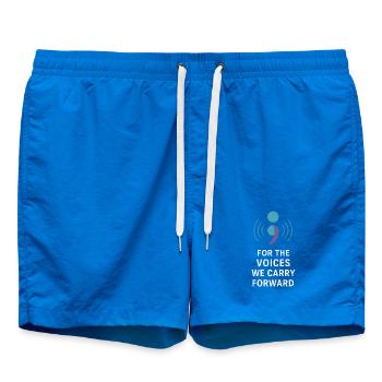 Suicide Loss Marche de souvenir Suicide - Short de bain - cobalt blue - Devant