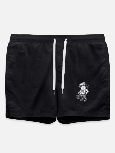 Steinpilze - Badeshorts - Schwarz