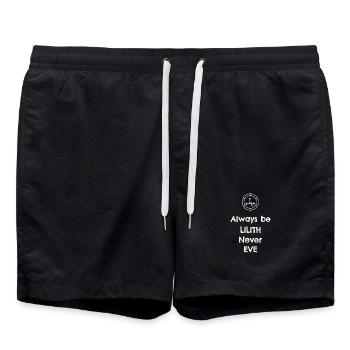 Lilith Glyph Circle Tee - Swim Trunks - black - Front - AI Model Male 185 light (185cm)