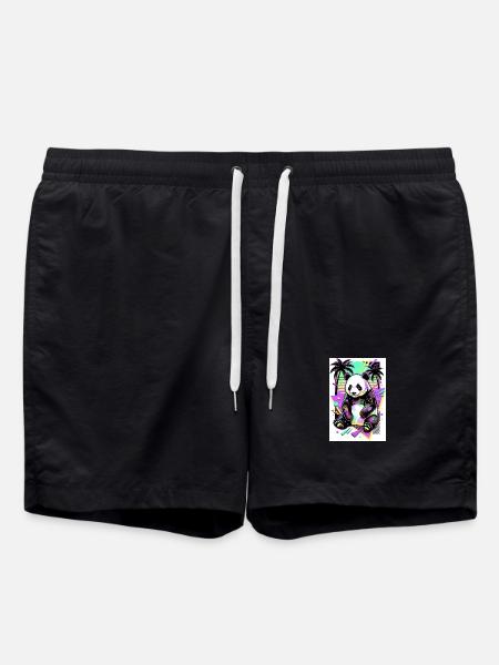 panda - Short de bain - noir
