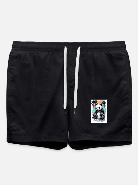 panda - Short de bain - noir
