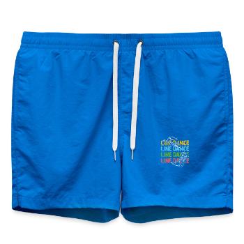 Line Dance Zeit Line Dancing Tanzen - Badeshorts - Cobalt blue - Vorne
