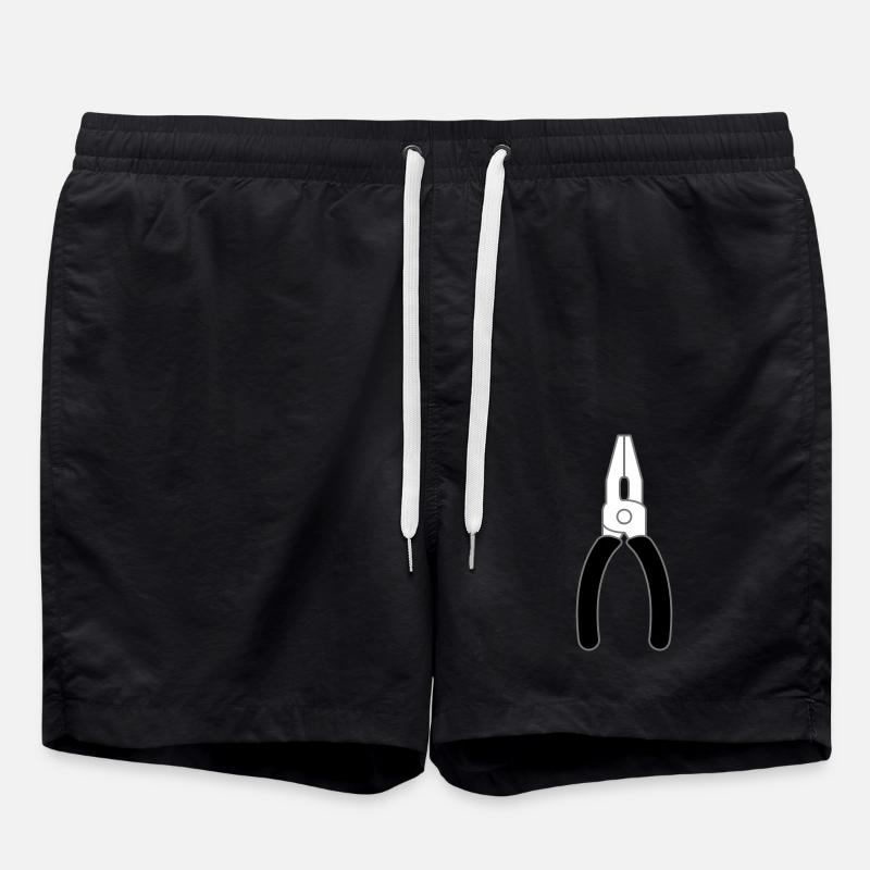 Logo pliers tool - Swim Trunks - black