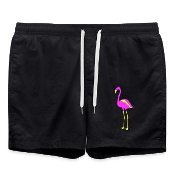Flamingo 2 - Swim Trunks - black - Front - AI Model Male 185 light (185cm)