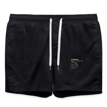 Family - Swim Trunks - black - Front - AI Model Male 185 light (185cm)