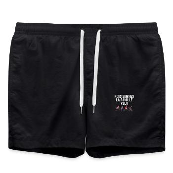 Famille Vélo clair - Short de bain - noir - Devant - AI Model Male 185 light (185cm)