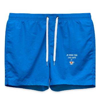 Je Peux Pas J'ai Café Barista - Short de bain - cobalt blue - Devant