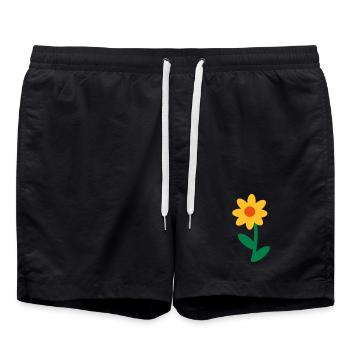 De fleur - Short de bain - noir - Devant - AI Model Male 185 light (185cm)