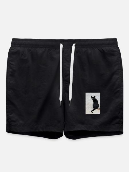 Chat noir - Short de bain - noir