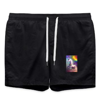 Licorne - Short de bain - noir - Devant - AI Model Male 185 light (185cm)