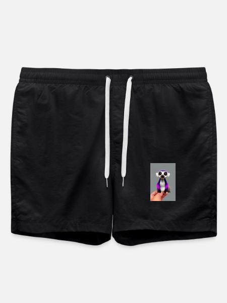 Lemur monkey - Swim Trunks - black
