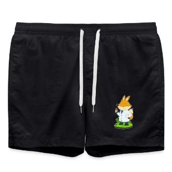 Médecine Fox Doctor - Short de bain - noir - Devant - AI Model Male 185 light (185cm)