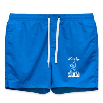 Rugby Dad - Swim Trunks - cobalt blue - Front