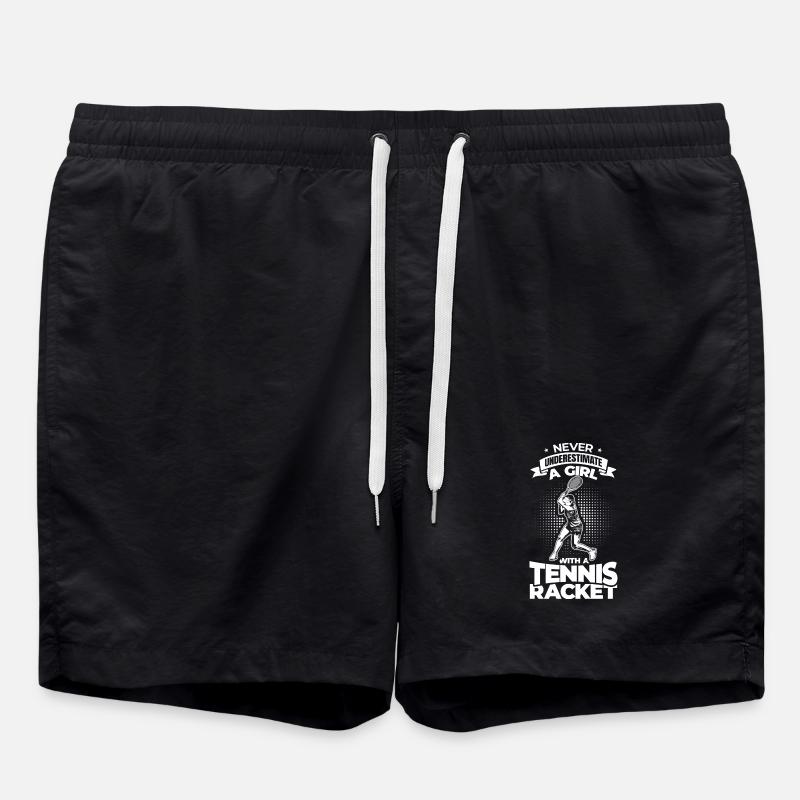 Tennis player - Swim Trunks - black
