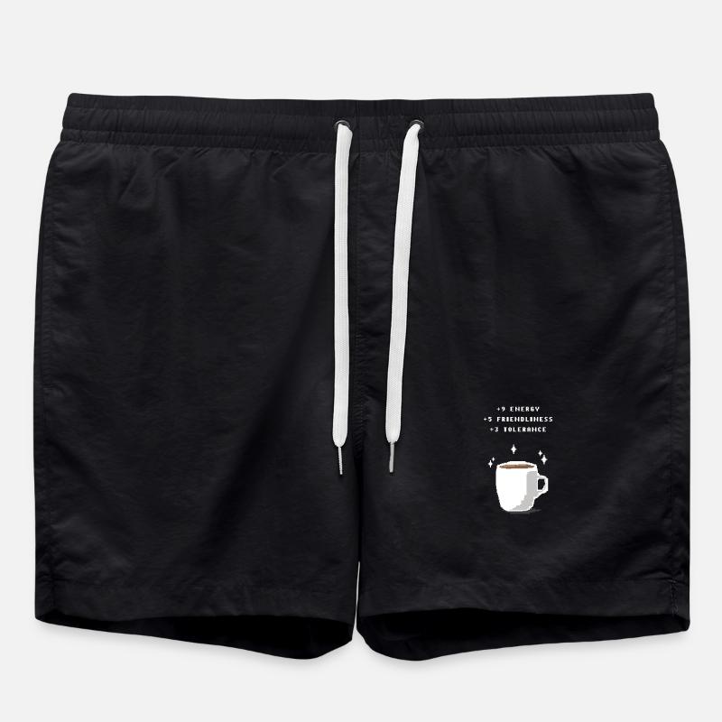 Coffee boost - Swim Trunks - black