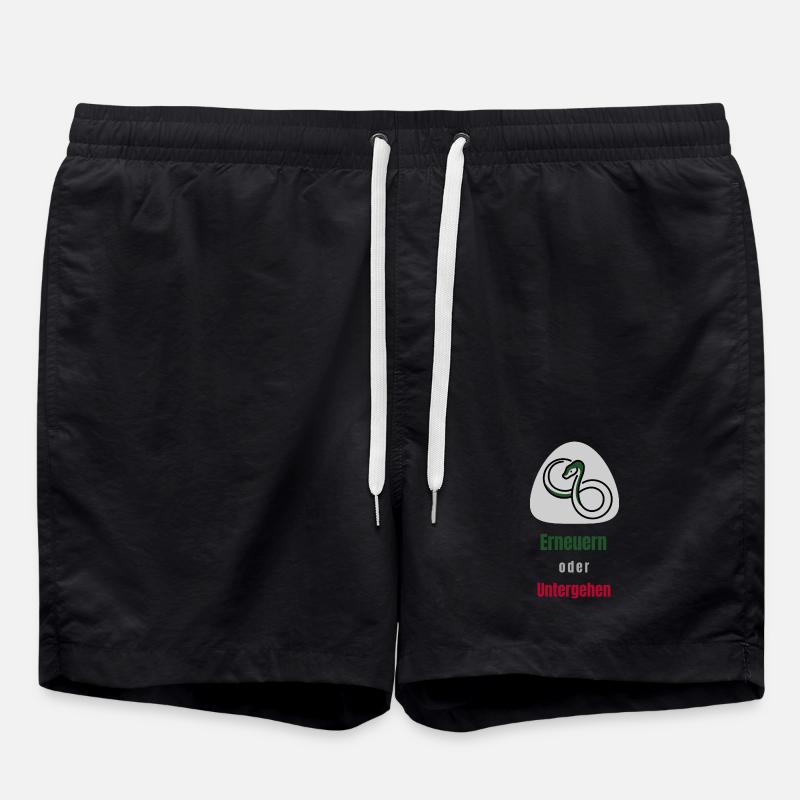 Renew or perish - Swim Trunks - black