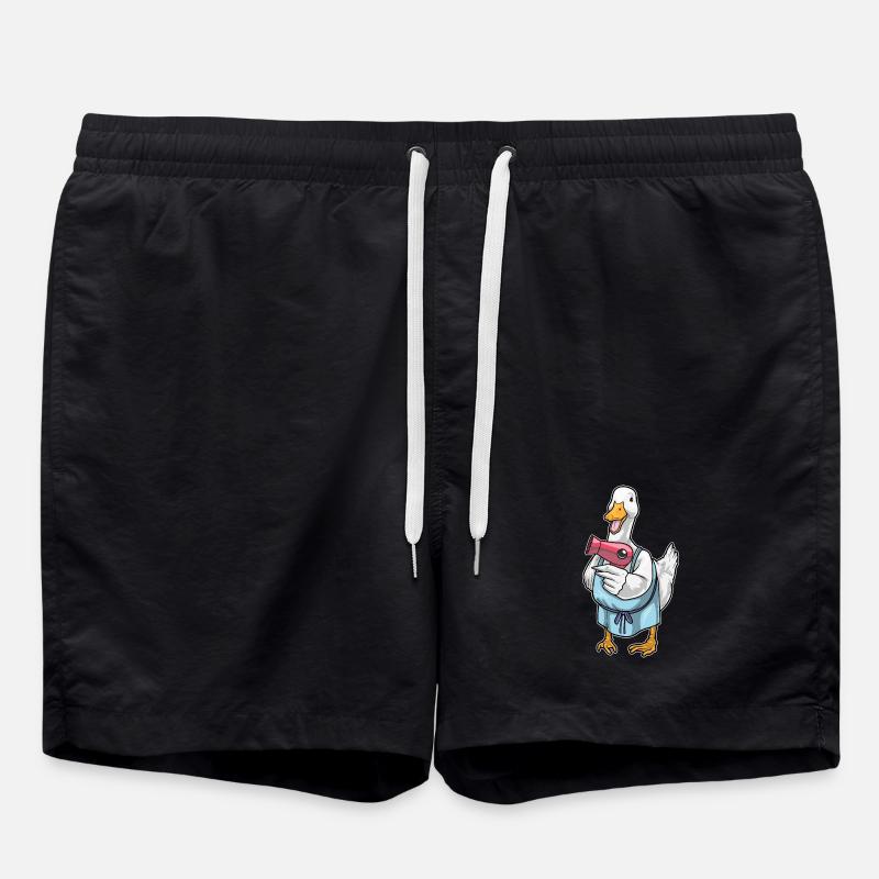 Sèche-cheveux Duck Hairdresser - Short de bain - noir