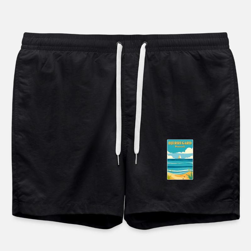 Bjerregard, Denmark - Swim Trunks - black