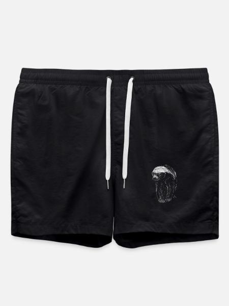 Honey badger - Swim Trunks - black