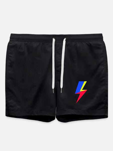 TriColor Beam - Swim Trunks - black