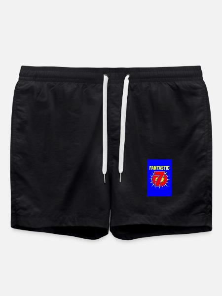 Fantastic 7 Retro Burst - Short de bain - noir
