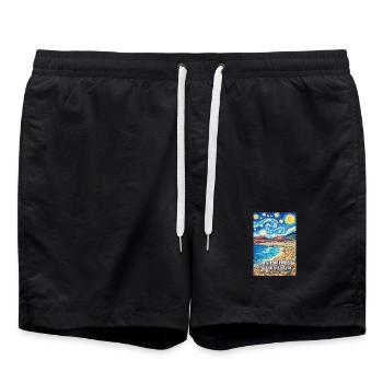 Las Palmas de Gran Canaria, Espagne - Short de bain - noir - Devant - AI Model Male 185 light (185cm)