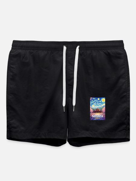 Niigata Japan - Swim Trunks - black
