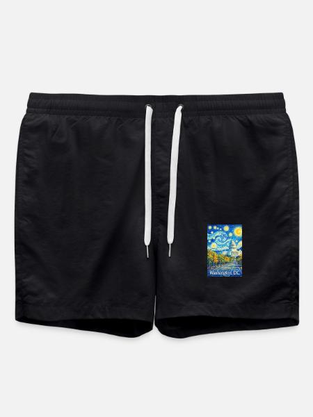 Washington, D.C. - Swim Trunks - black