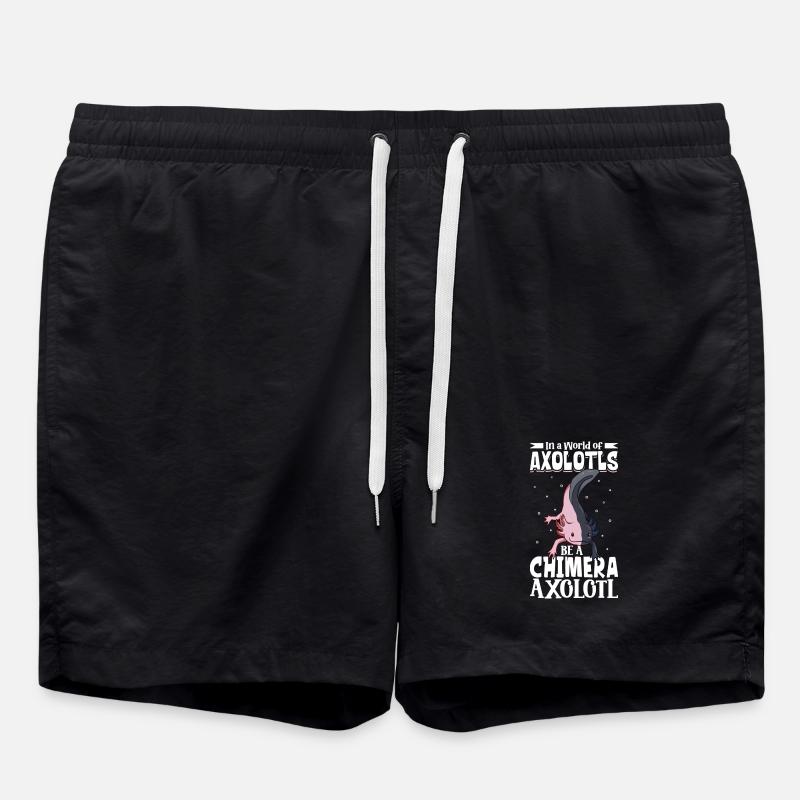 Be a Chimera Axolotl - Swim Trunks - black