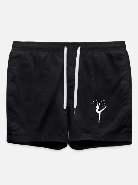 Tänzerin im Sternentanz - Badeshorts - Schwarz