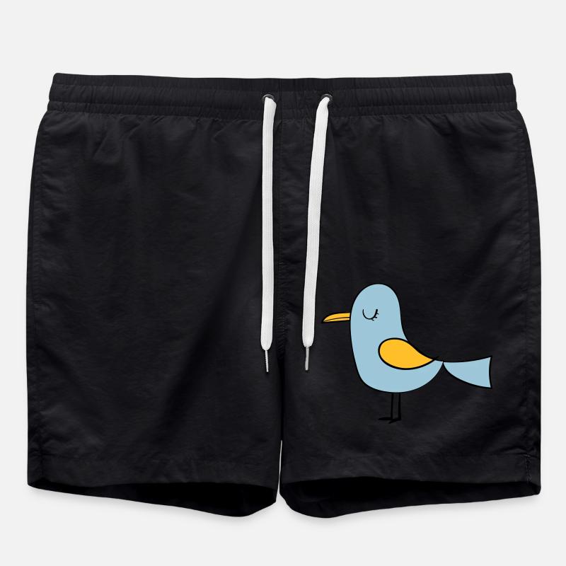 oiseau - Short de bain - noir