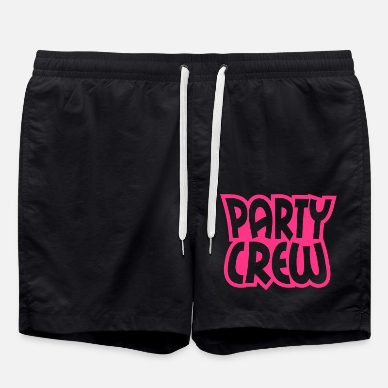 Party Crew - Badeshorts - Schwarz