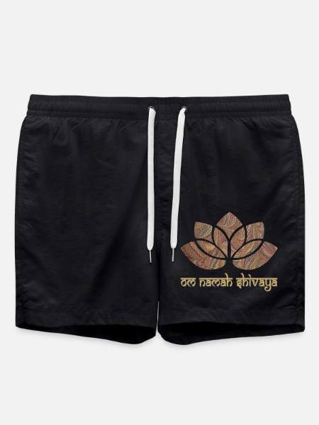mantra om namah shivaya e 22 - Short de bain - noir