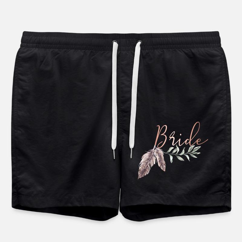 Boho Bride Braut - Short de bain - noir