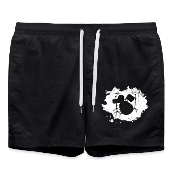 Tambours - Short de bain - noir - Devant - AI Model Male 185 light (185cm)
