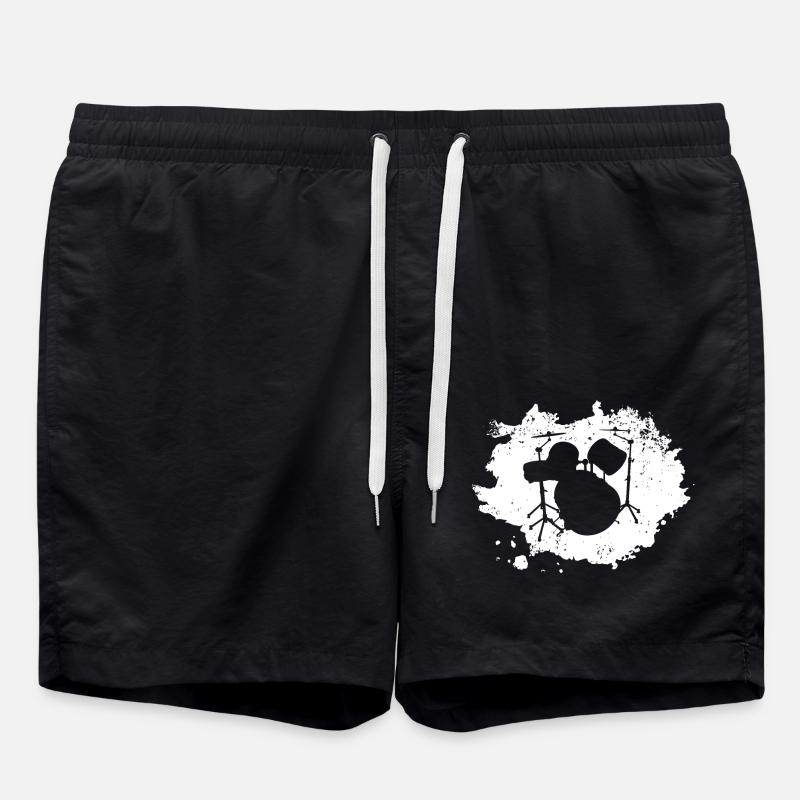 Tambours - Short de bain - noir