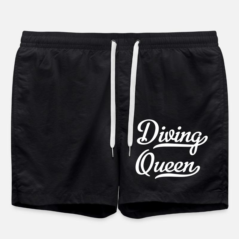 Tauchen - Badeshorts - Schwarz