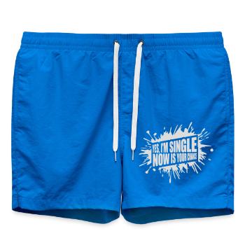 single now your chance - Swim Trunks - cobalt blue - Front