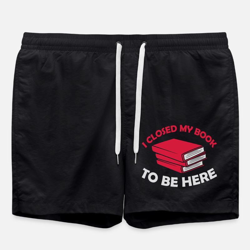 J’ai fermé mon livre - Short de bain - noir