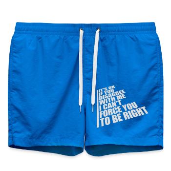 you disagree with me - Swim Trunks - cobalt blue - Front