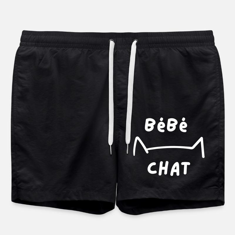 Baby cat - Swim Trunks - black