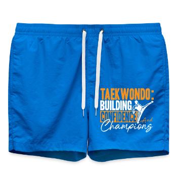 Kampfsport Karate Tae Kwon Do Taekwondo Parent - Badeshorts - Cobalt blue - Vorne