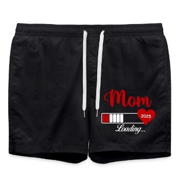 maman chargement 2025 - Short de bain - noir - Devant - AI Model Male 185 light (185cm)