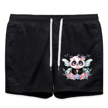 Faluni - Badeshorts - Schwarz - Vorne - AI Model Male 185 light (185cm)