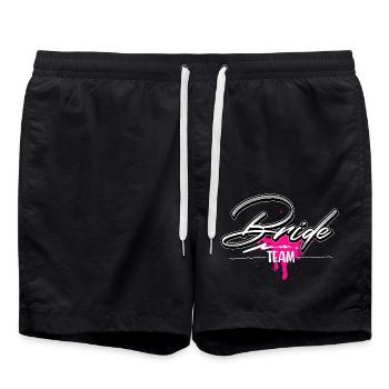 Équipe Bride - Short de bain - noir - Devant - AI Model Male 185 light (185cm)