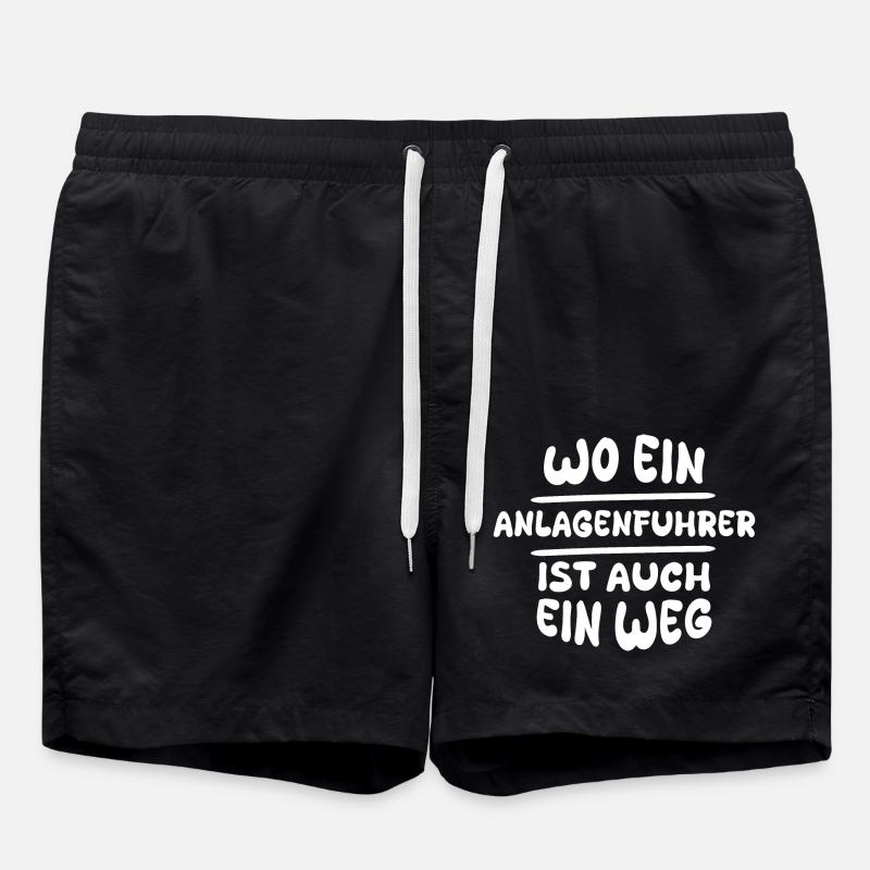 Exploitant d’usine - Short de bain - noir