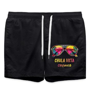 CHULA VISTA - Badeshorts - Schwarz - Vorne - AI Model Male 185 light (185cm)
