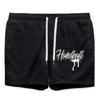 Handball Joueurs de handball - Short de bain - noir - Devant - AI Model Male 185 light (185cm)