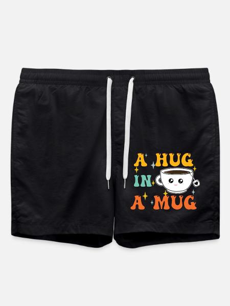Hug in a Mug - Swim Trunks - black